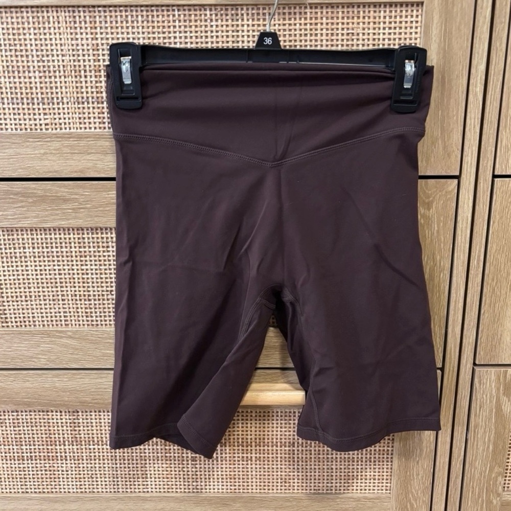 Balance Vitality brown biker shorts